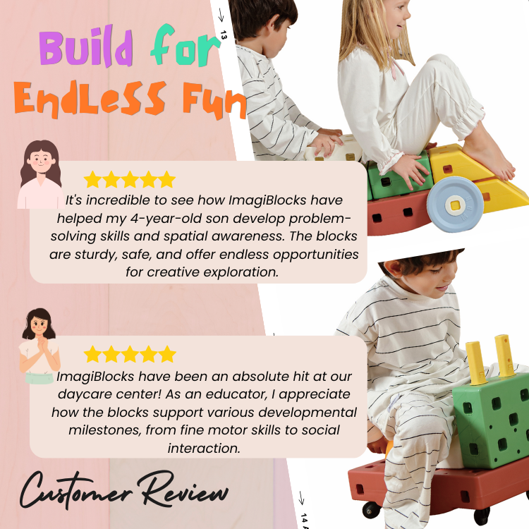 ImagiBlocks - Jumbo Blocks for Toddlers & Kids